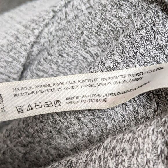 Anthropologie PURE + GOOD Ribbed Scoop Neck High Low Midi Dress - Picture 9 of 10